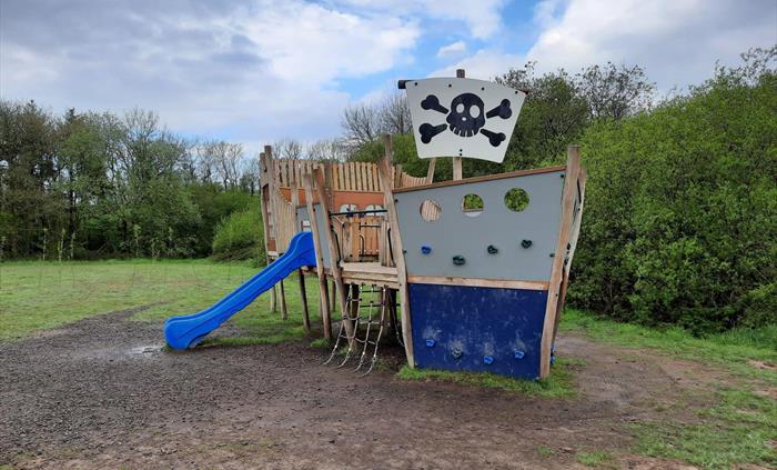 Pirate play ship at Scolton Manor